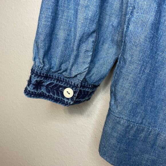 J. CREW Chambray Top Size XXS - Picture 8 of 8